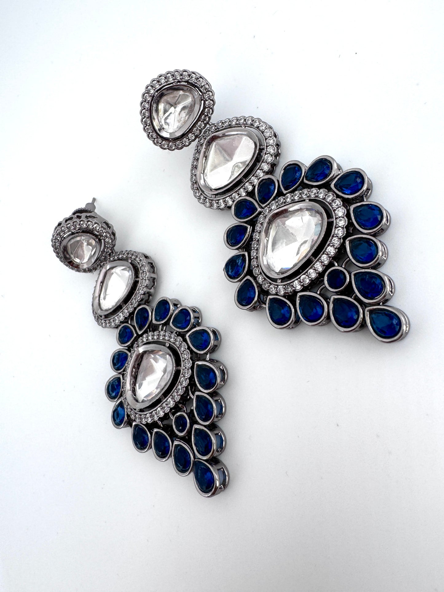 Anaya Statement Polki Earrings