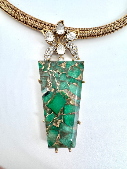 Aria Agate Hasli Necklace Set