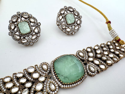 Ira Green Victorian Choker Set