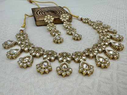 RIMAYA ANTIQUE GOLD NECKLACE SET