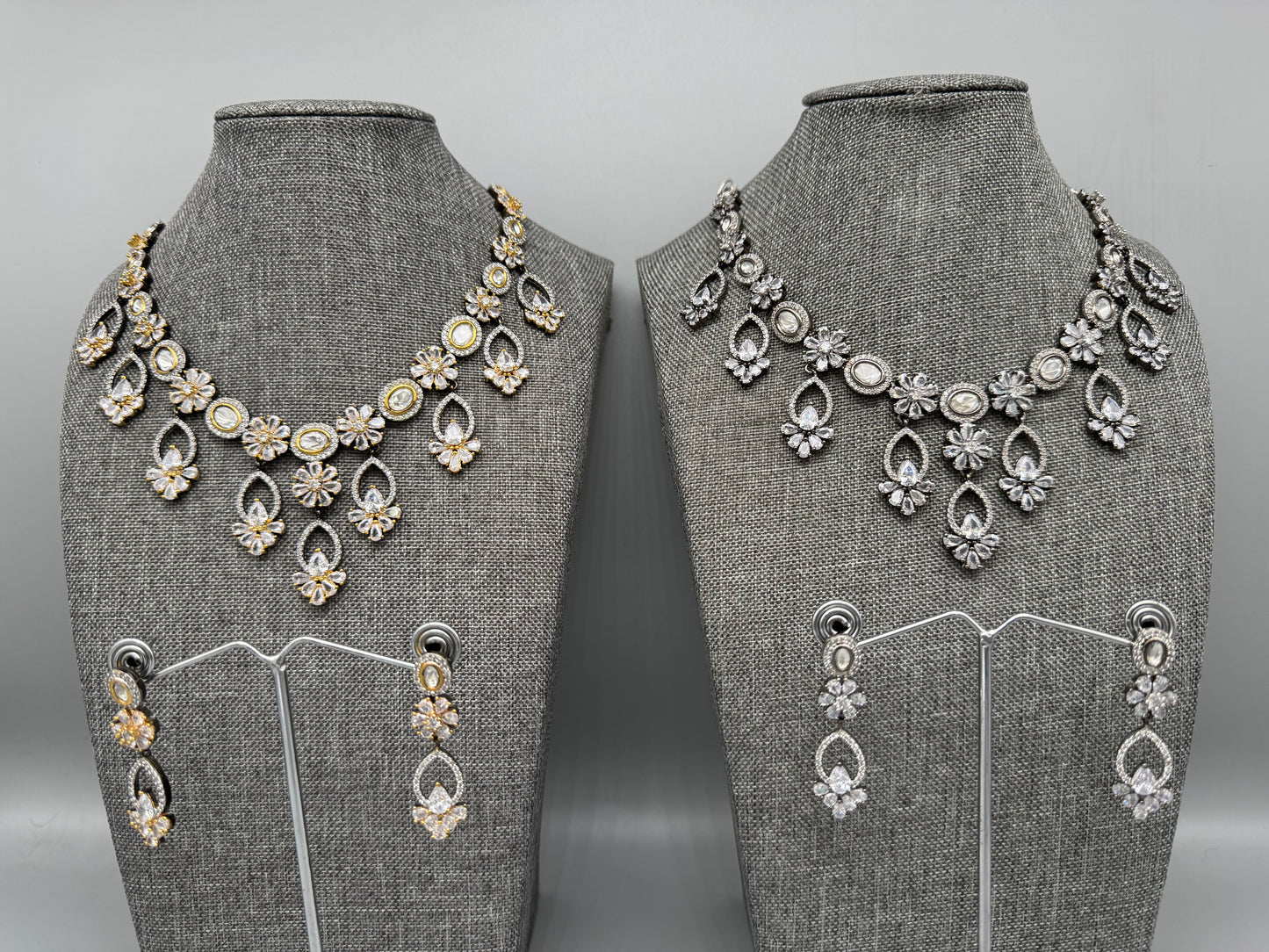 VERA VICTORIAN CZ NECKLACE SET