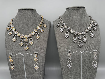 VERA VICTORIAN CZ NECKLACE SET