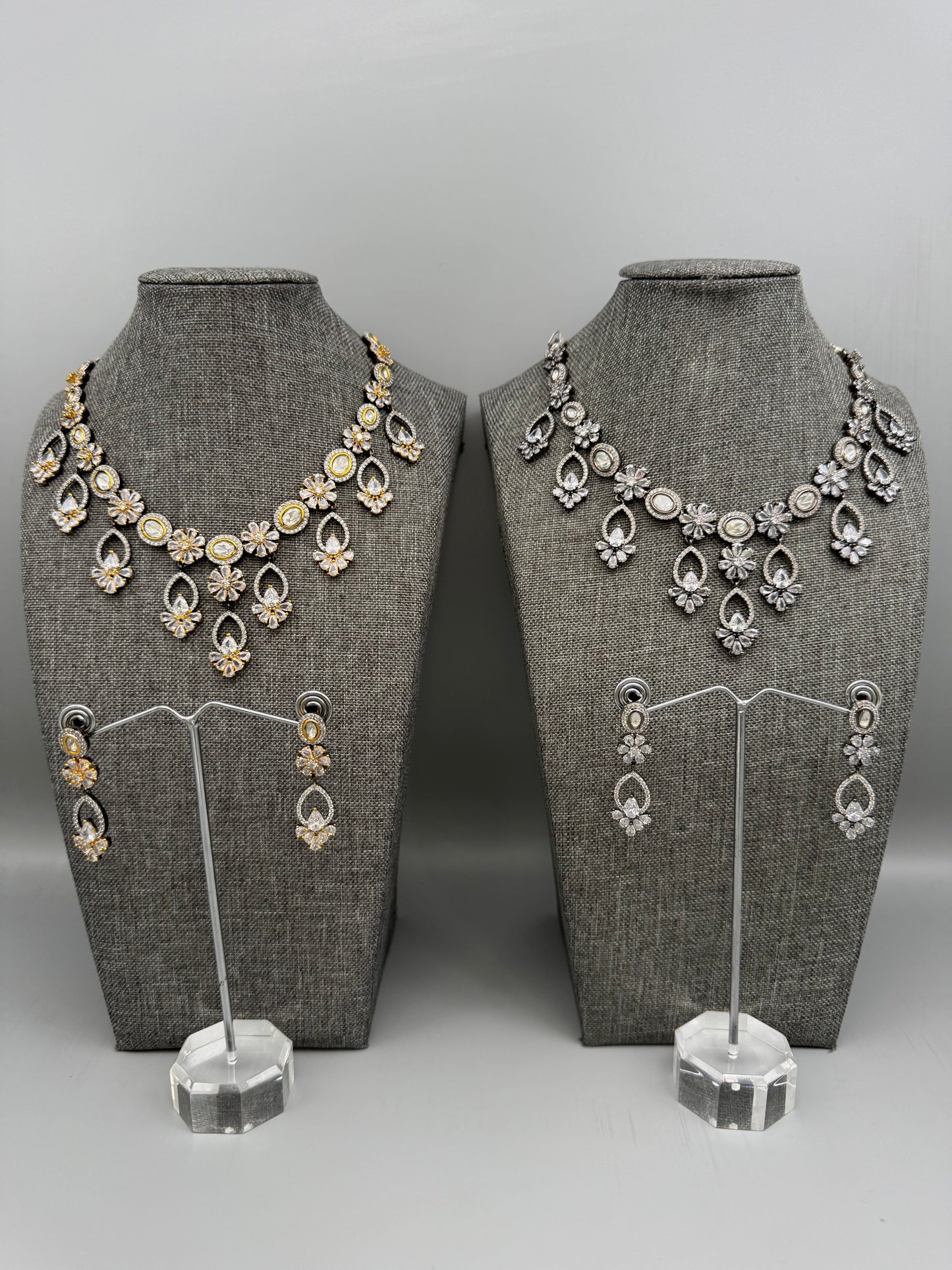 VERA VICTORIAN CZ NECKLACE SET
