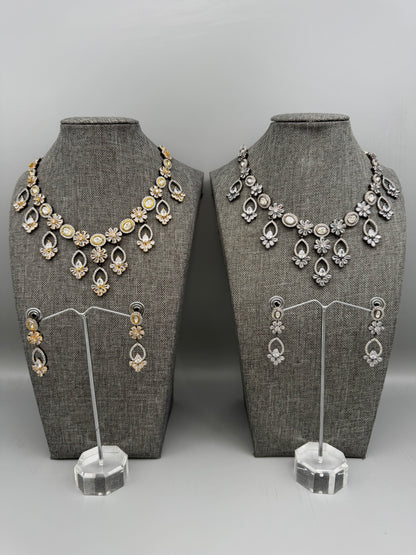 VERA VICTORIAN CZ NECKLACE SET