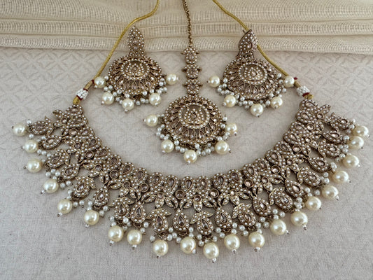 RIYA PEARL NECKLACE SET