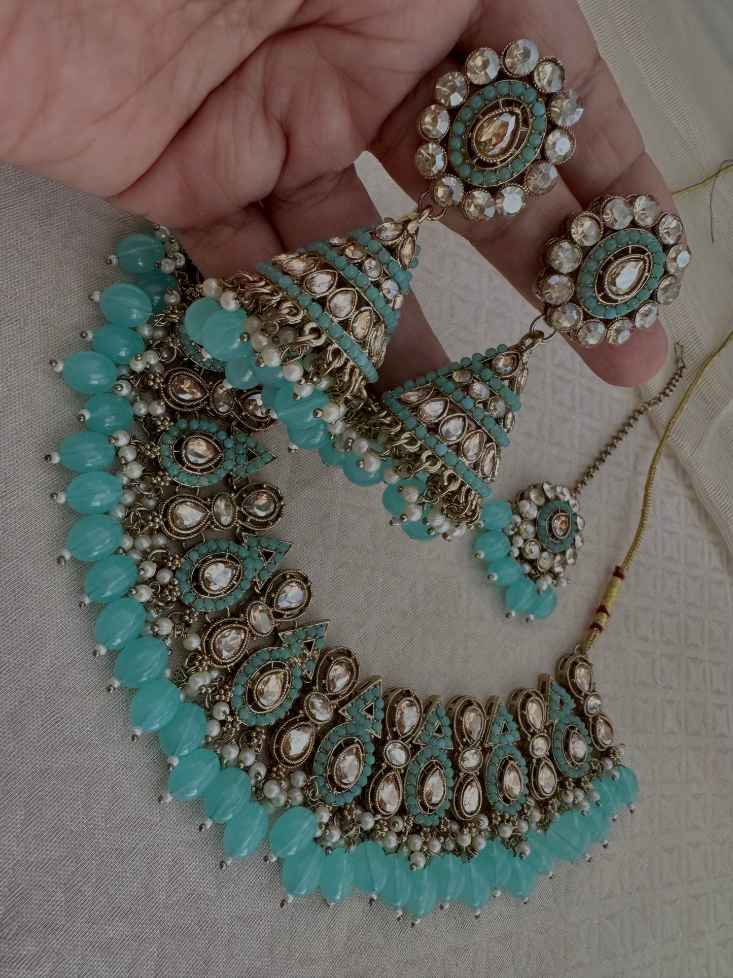 GINA GEOMETRIC NECKLACE SET