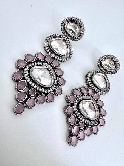 Anaya Statement Polki Earrings