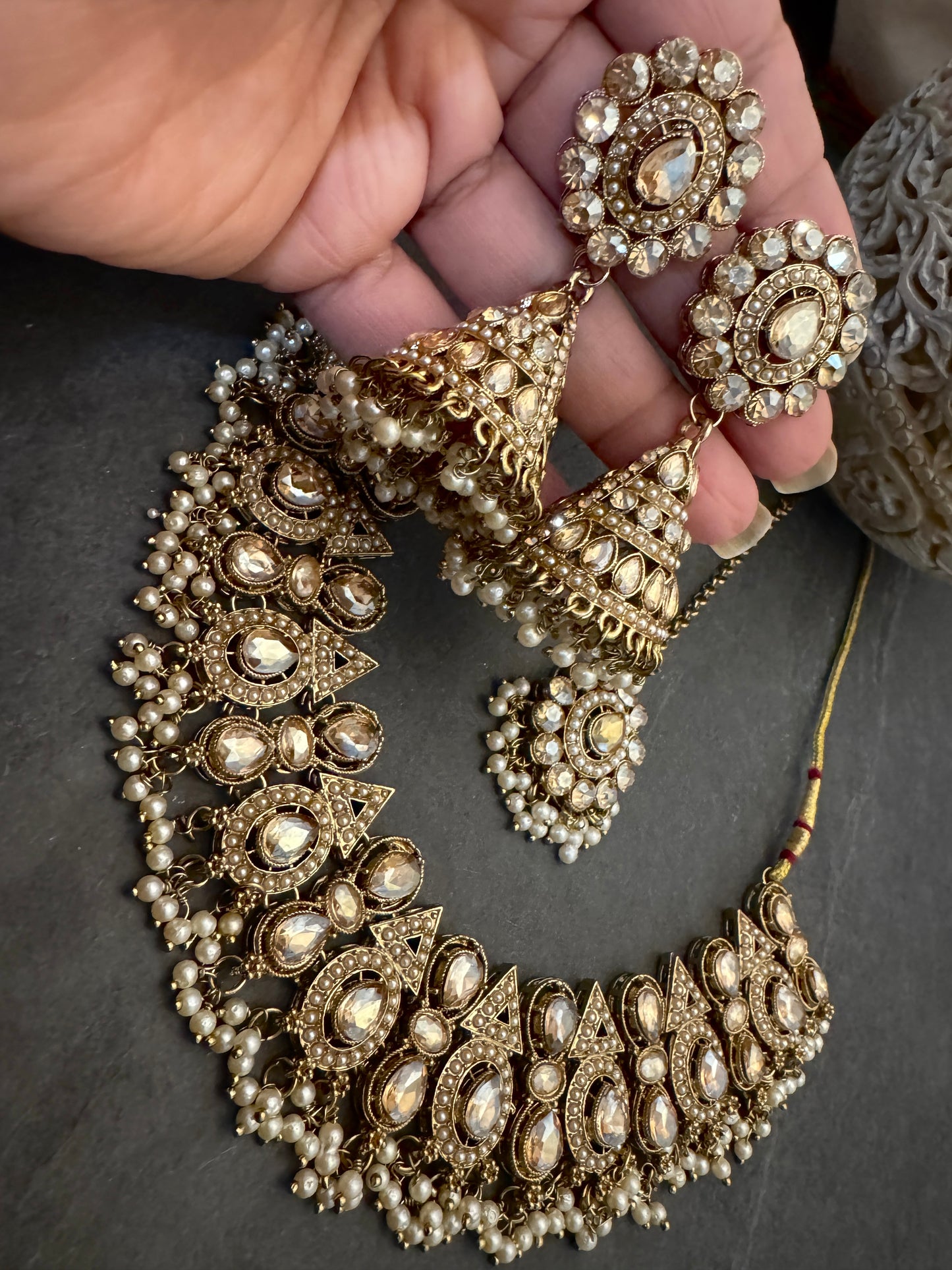 GINA GEOMETRIC NECKLACE SET