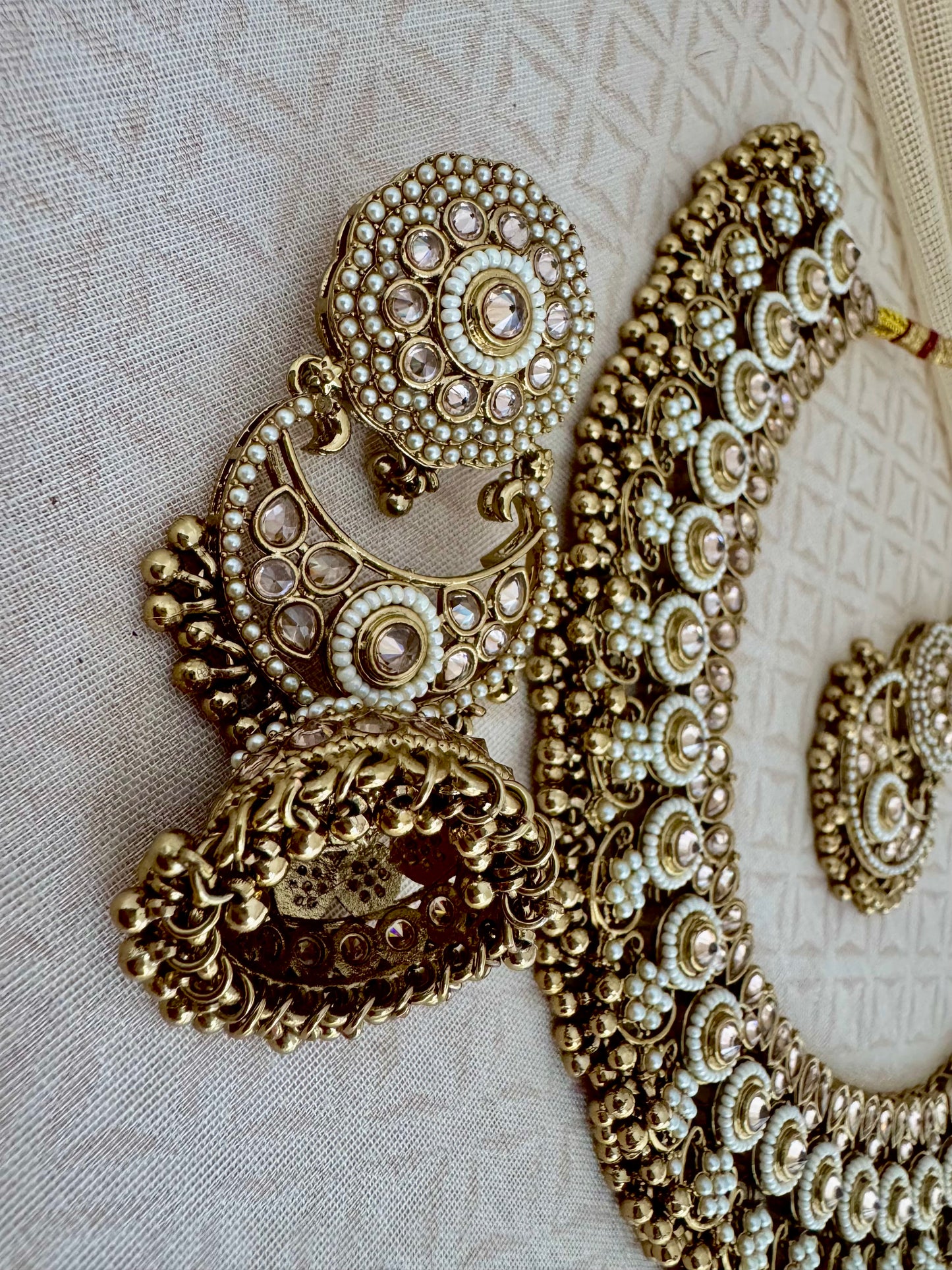 ARYA PEARL POLKI NECKLACE SET