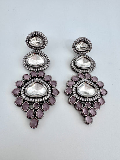 Anaya Statement Polki Earrings
