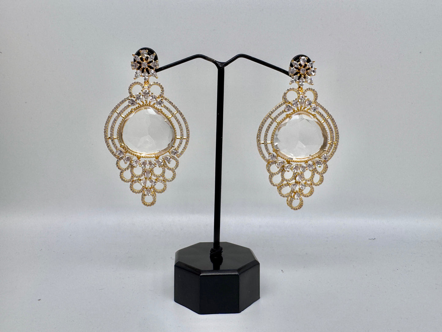 SARA CZ POLKI NECKLACE SET