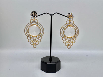 SARA CZ POLKI NECKLACE SET