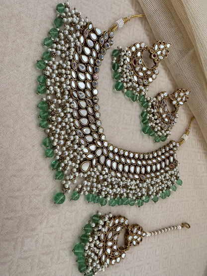 KIANA MIRROR NECKLACE SET