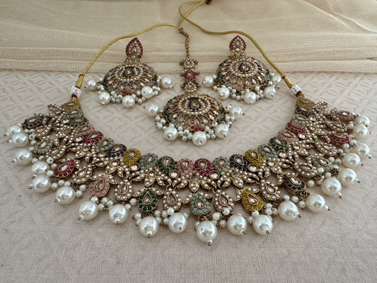 RIYA MULTICOLOR NECKLACE SET