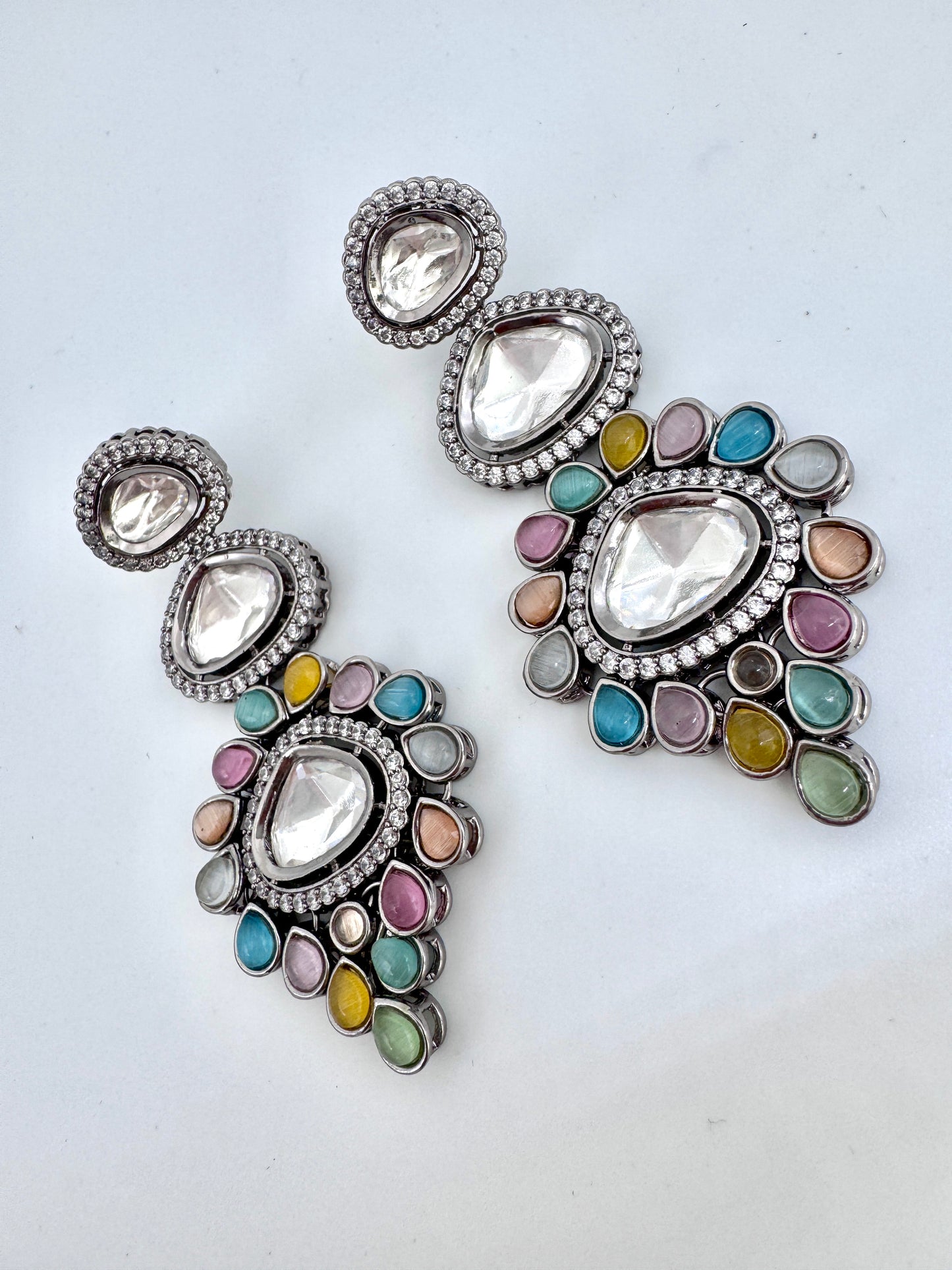 Anaya Statement Polki Earrings