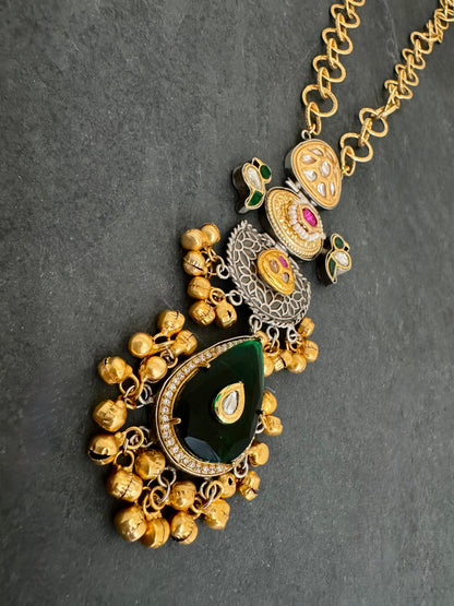TANYA LONG TWO-TONE NECKLACE