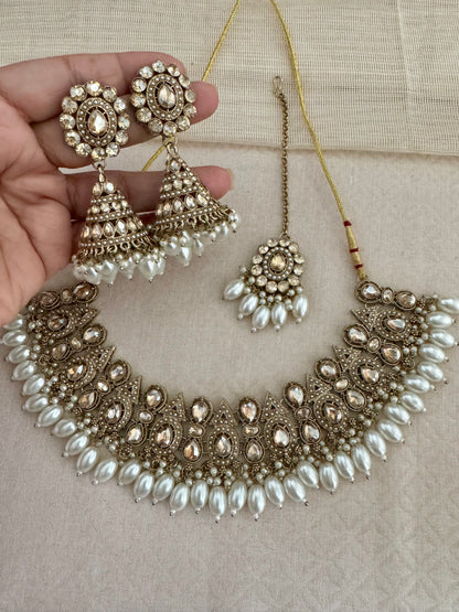 GINA GEOMETRIC NECKLACE SET