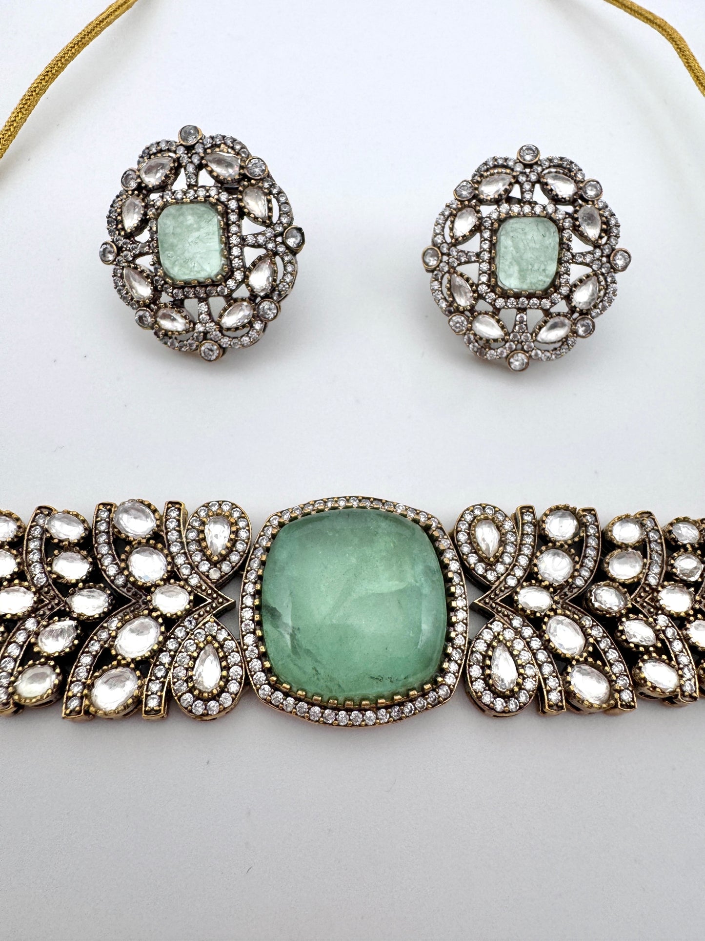 Ira Green Victorian Choker Set