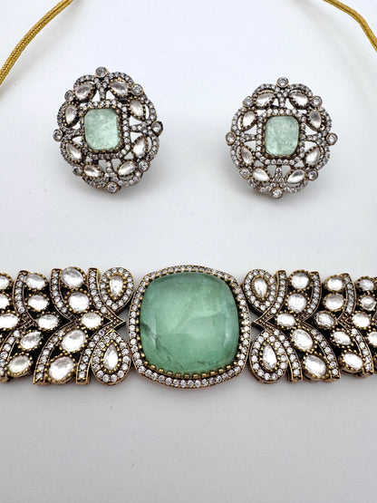 Ira Green Victorian Choker Set