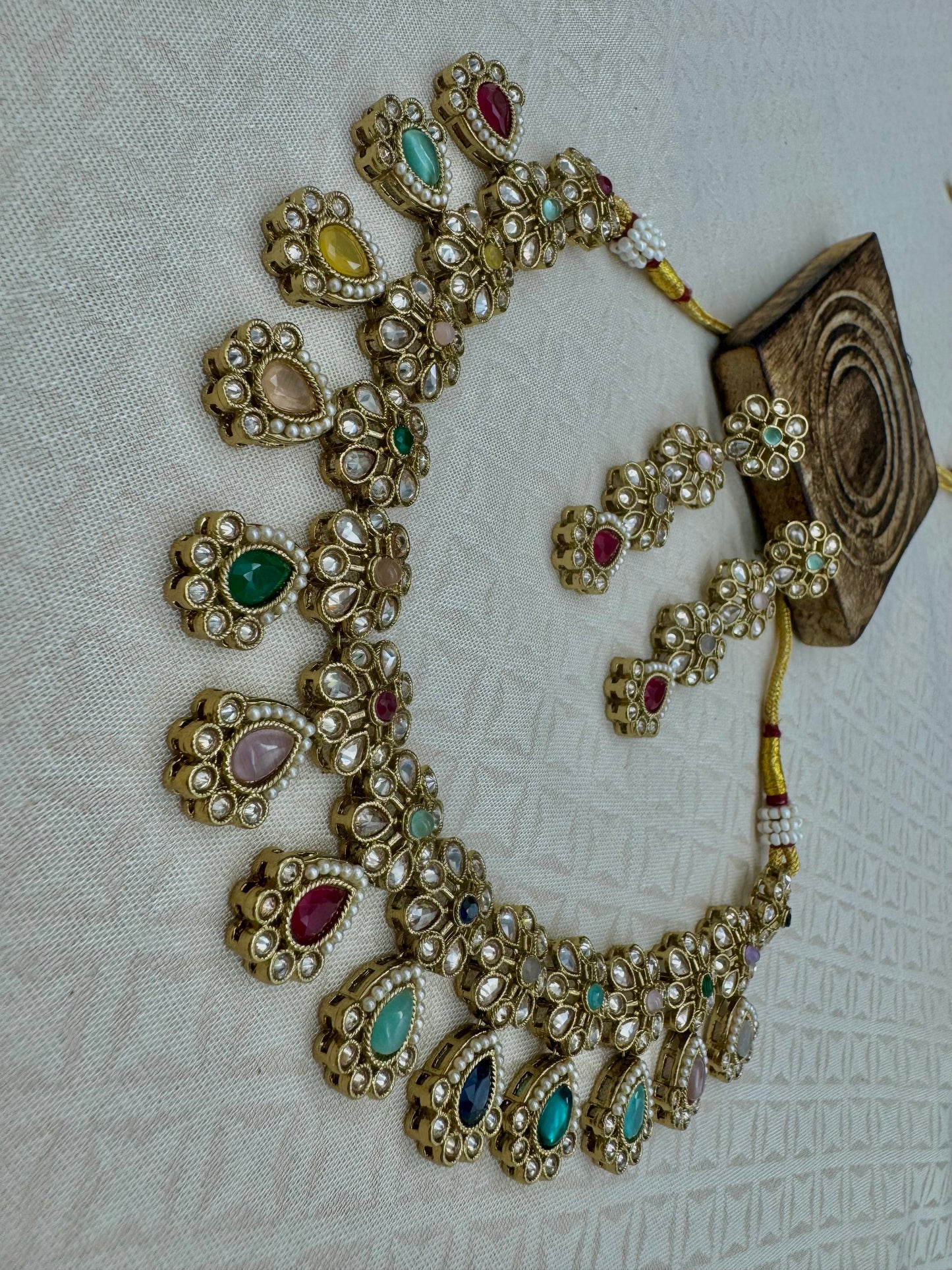 RIMAYA NAVRATAN MULTI NECKLACE SET