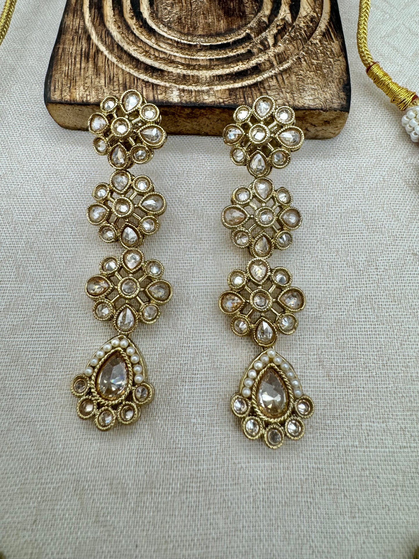 RIMAYA ANTIQUE GOLD NECKLACE SET