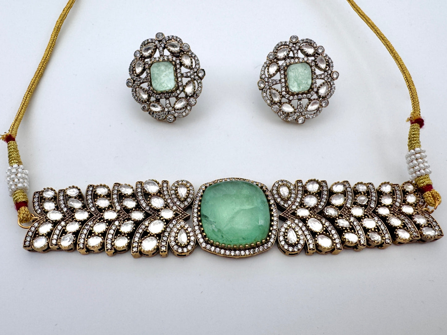 Ira Green Victorian Choker Set