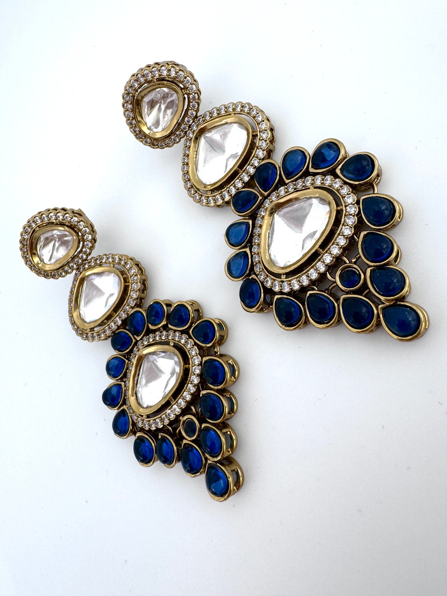 Anaya Statement Polki Earrings