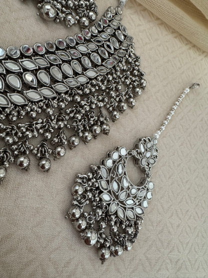 KIANA MIRROR NECKLACE SET