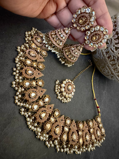 GINA GEOMETRIC NECKLACE SET