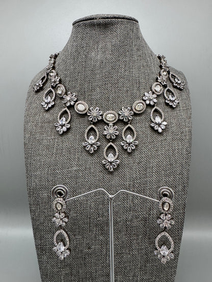 VERA VICTORIAN CZ NECKLACE SET