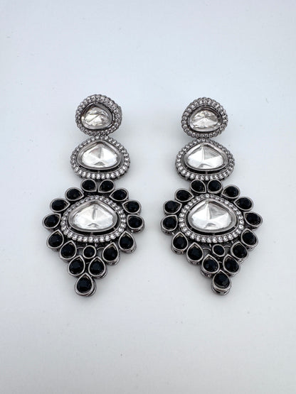 Anaya Statement Polki Earrings