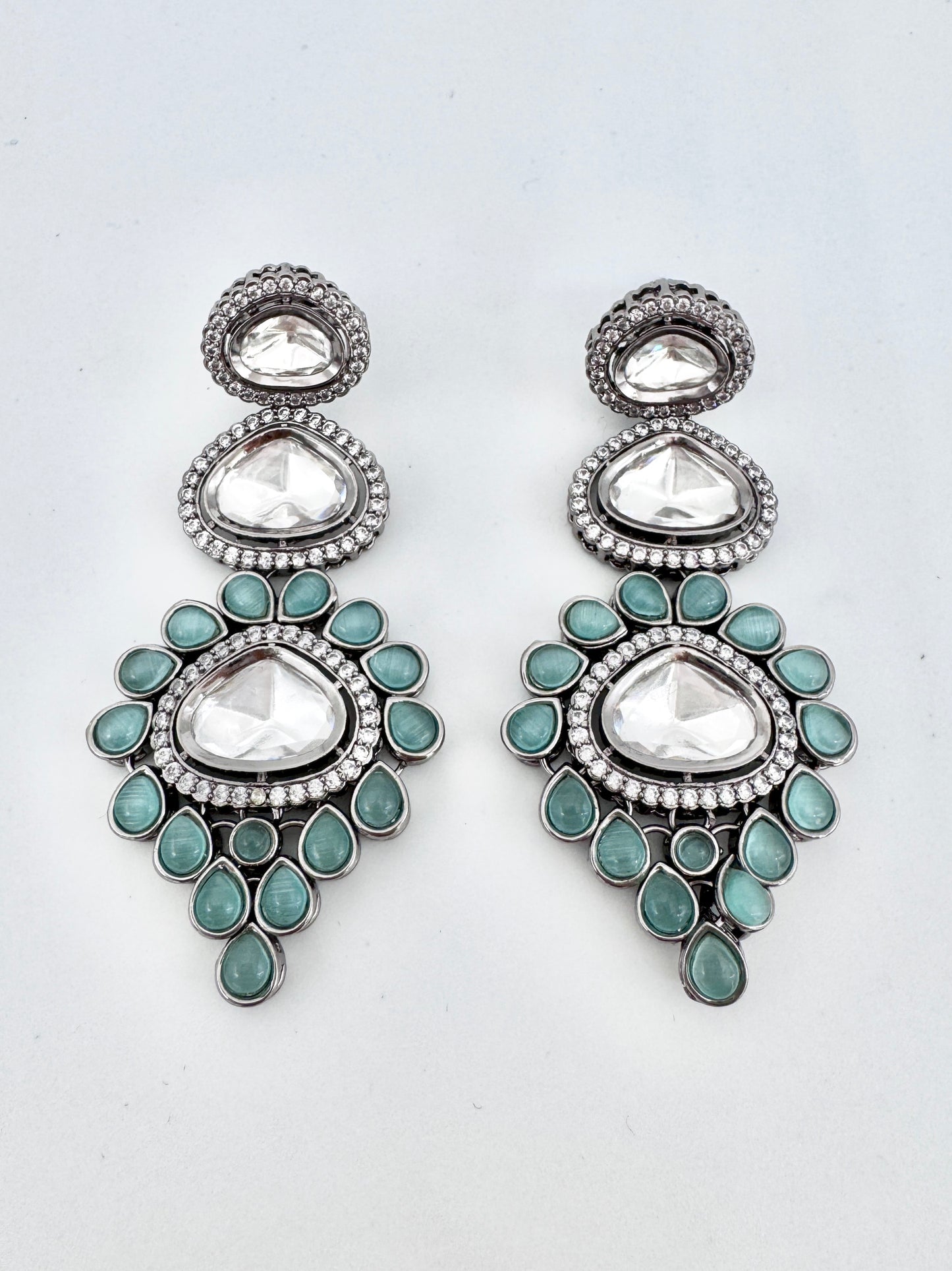 Anaya Statement Polki Earrings