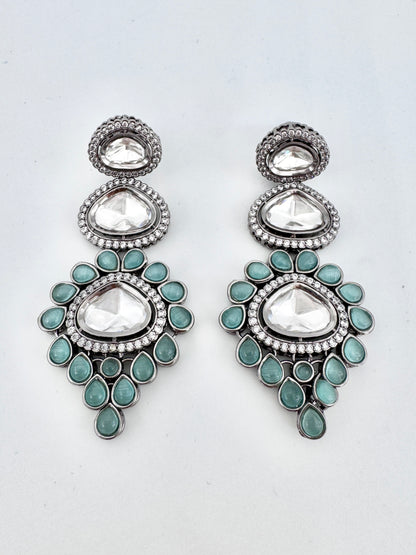 Anaya Statement Polki Earrings