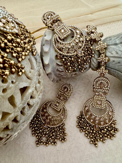 LEAH BRONZE GOLD NECKLACE SET