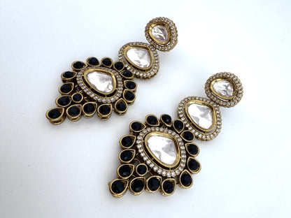 Anaya Statement Polki Earrings