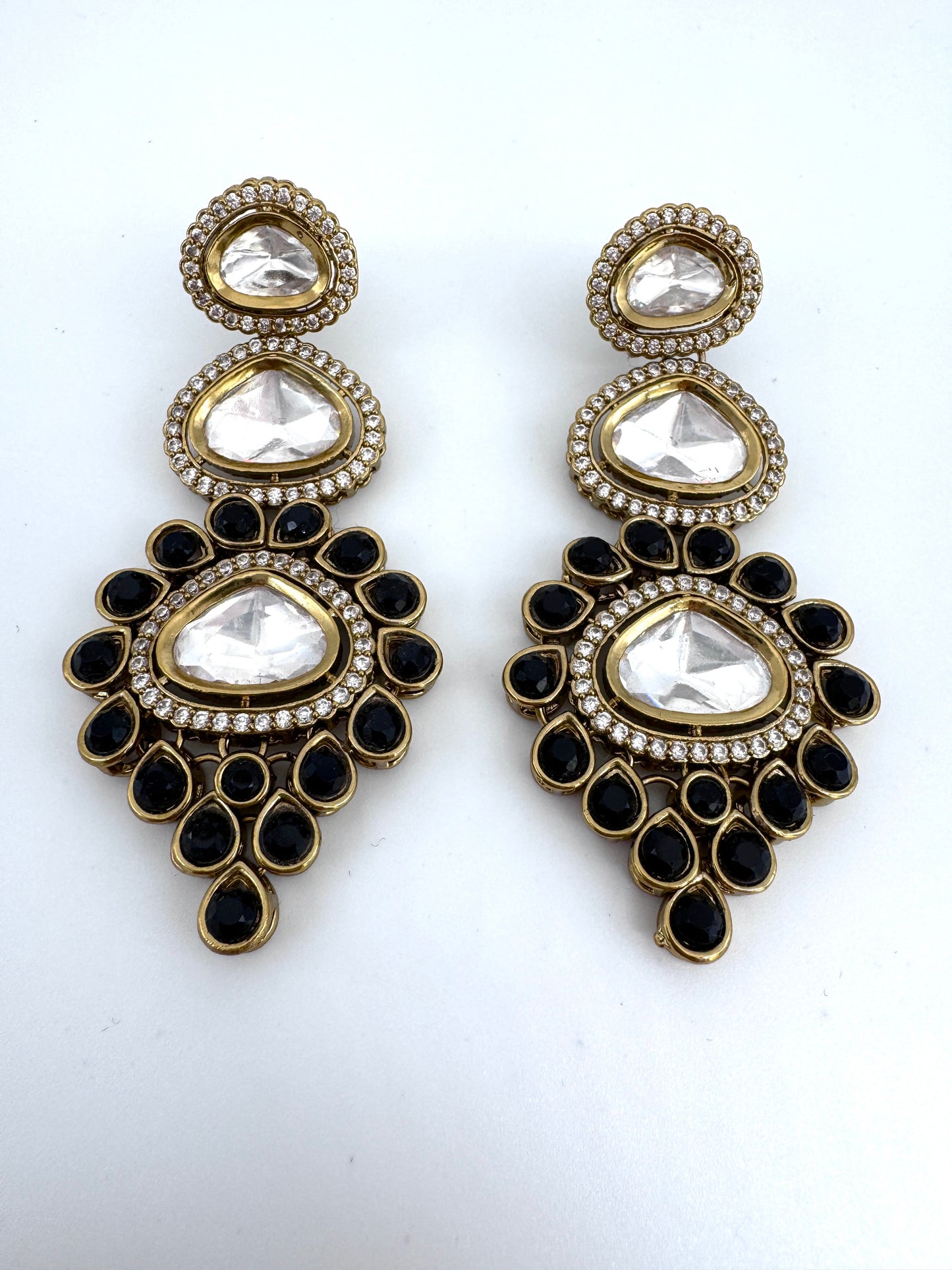 Anaya Statement Polki Earrings