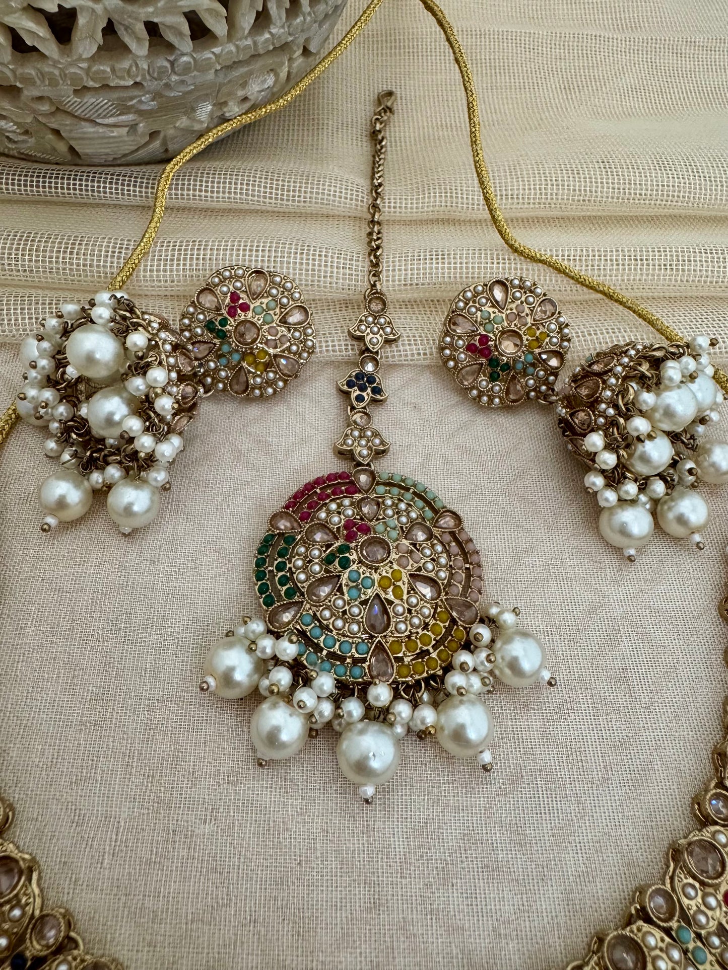 ANVI NAVRATAN NECKLACE SET
