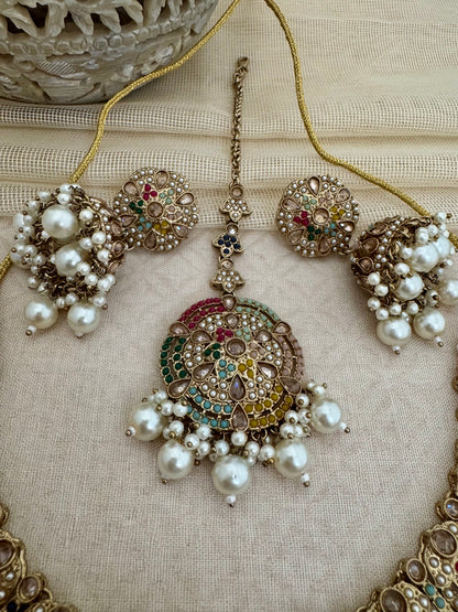 ANVI NAVRATAN NECKLACE SET