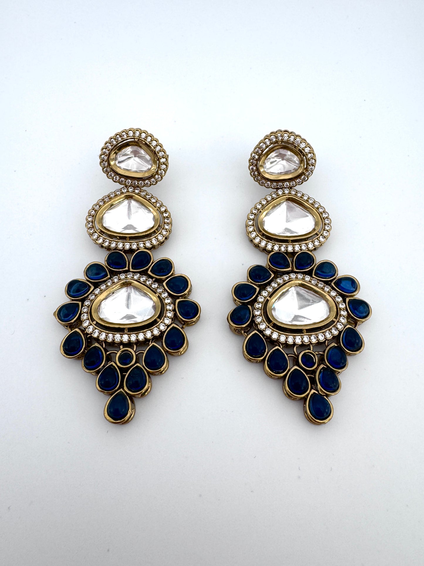Anaya Statement Polki Earrings
