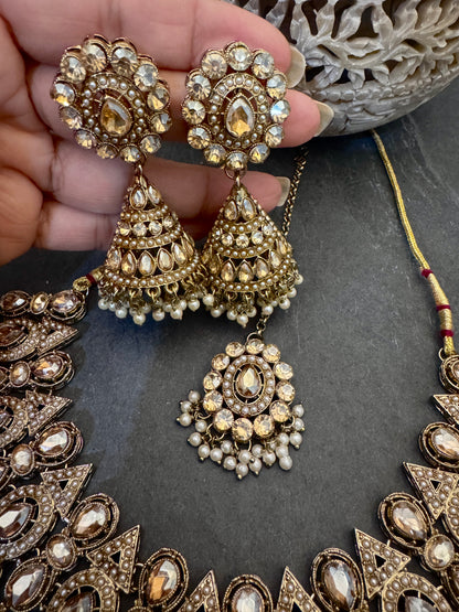 GINA GEOMETRIC NECKLACE SET
