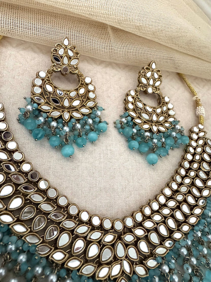 KIANA MIRROR NECKLACE SET