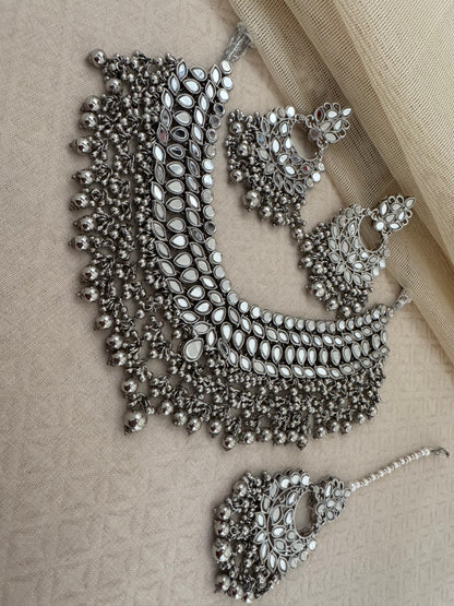 KIANA MIRROR NECKLACE SET
