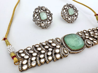Ira Green Victorian Choker Set