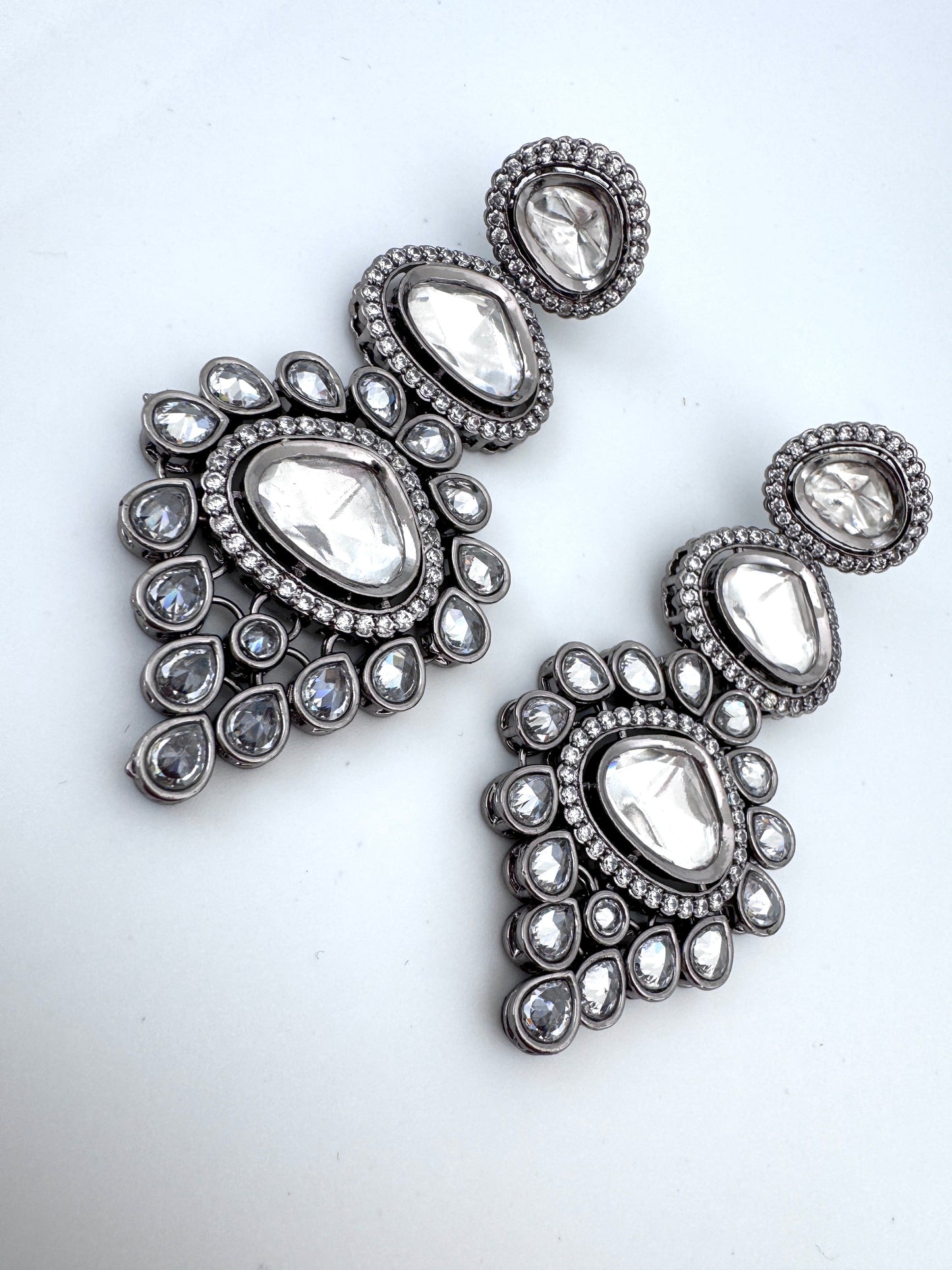 Anaya Statement Polki Earrings