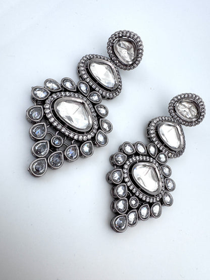 Anaya Statement Polki Earrings