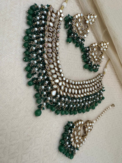 KIANA MIRROR NECKLACE SET