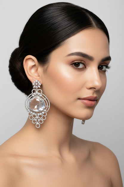 SARA CZ POLKI NECKLACE SET
