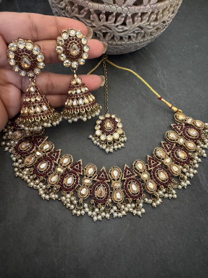 GINA GEOMETRIC NECKLACE SET