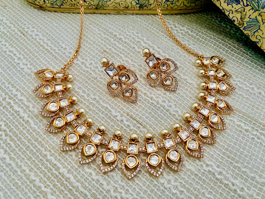 SRISHTI POLKI CZ NECKLACE SET
