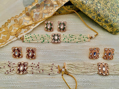 TARA POLKI CZ CHOKER SET